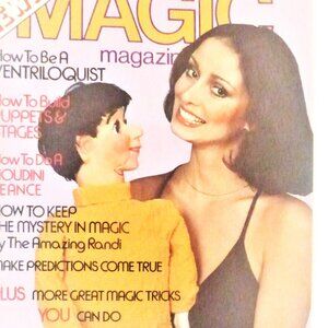 March1977 Houdini's MAGIC MAGAZINE Magician Houdini Magic Tricks Prediction ABC